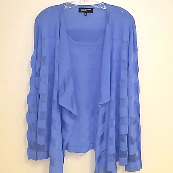 Jones New York Sweaters - Jones New York Collection sweater, lilac or periwinkle XL
